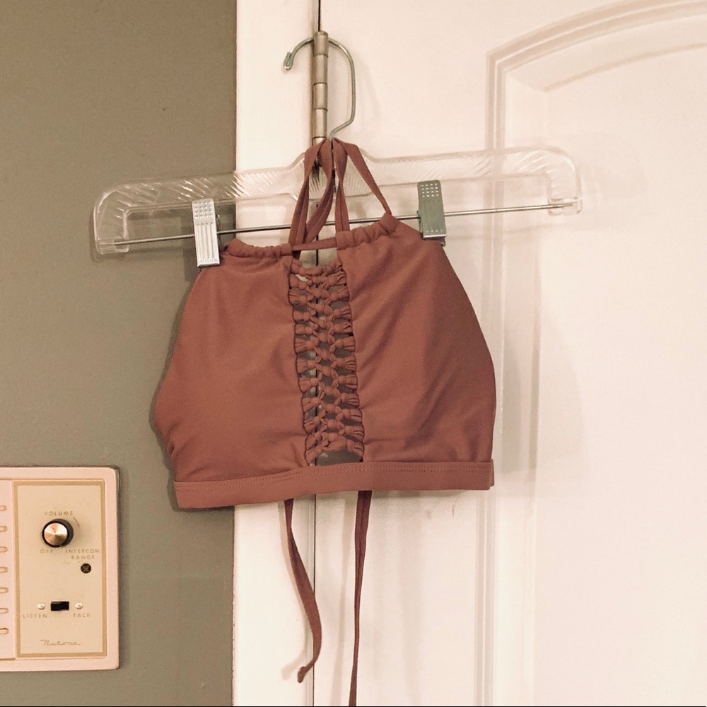 Dusty Pink Bathing Suit Top